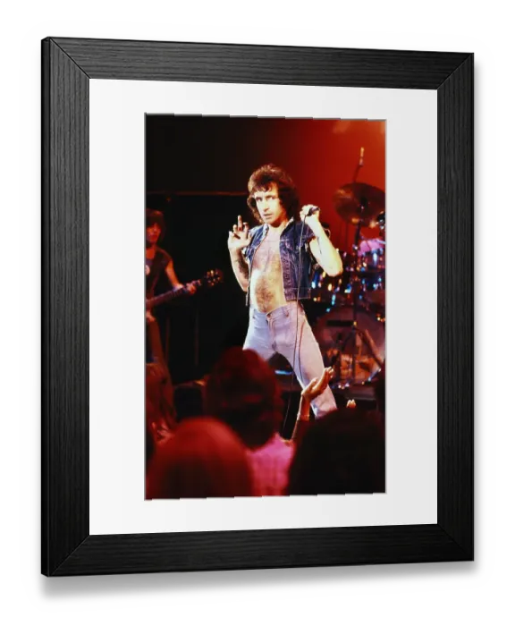 Framed Print : AC / DC Rocks The House