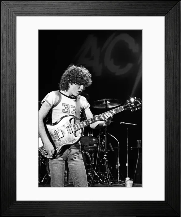 Framed Print : AC / DC Rehearses For Gig Framed Print : AC / DC Rehearses For Gig