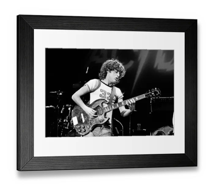 Framed Print : AC / DC Rehearses For Gig Framed Print : AC / DC Rehearses For Gig