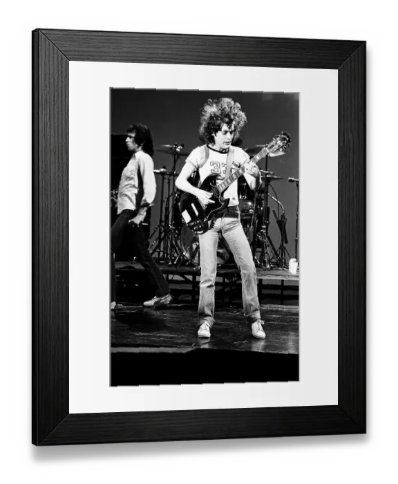 Framed Print : AC / DC Rehearses For Gig Framed Print : AC / DC Rehearses For Gig
