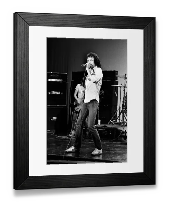 Framed Print : AC / DC Rehearses For Gig Framed Print : AC / DC Rehearses For Gig