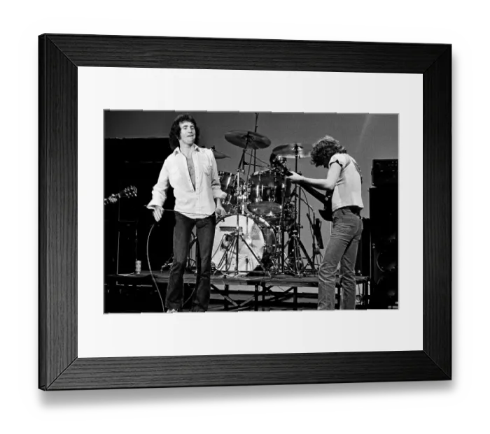 Framed Print : AC / DC Rehearses For Gig Framed Print : AC / DC Rehearses For Gig