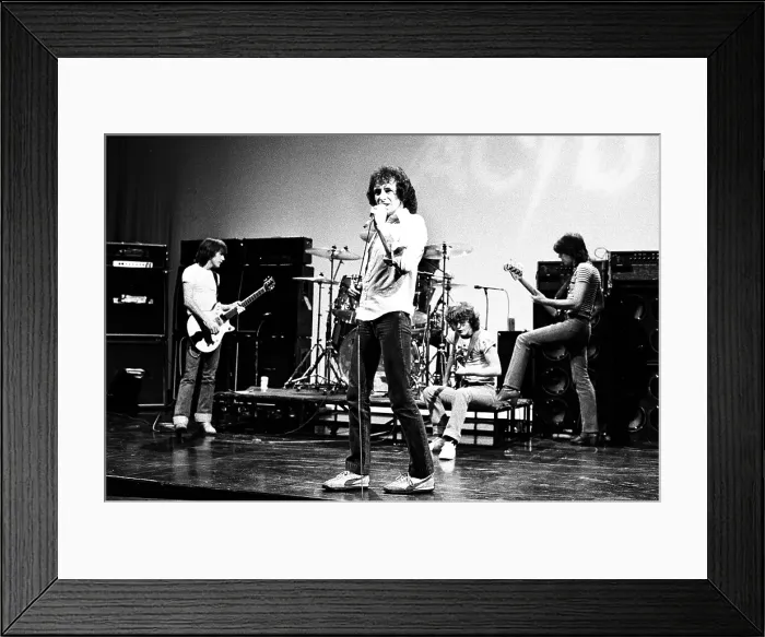 Framed Print : AC / DC Rehearses For Gig Framed Print : AC / DC Rehearses For Gig