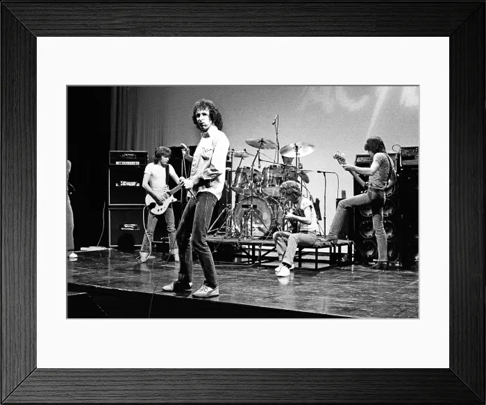 Framed Print : AC / DC Rehearses For Gig Framed Print : AC / DC Rehearses For Gig