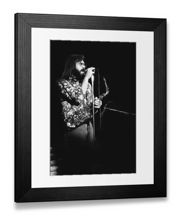 Framed Print : Jerry Eubanks, saxophone in the Marshall Tucker Band Framed Print : Jerry Eubanks, saxophone in the Marshall Tucker Band