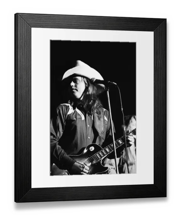 Framed Print : Toy Caldwell, lead guitar player for the Marshall Tucker Band Framed Print : Toy Caldwell, lead guitar player for the Marshall Tucker Band