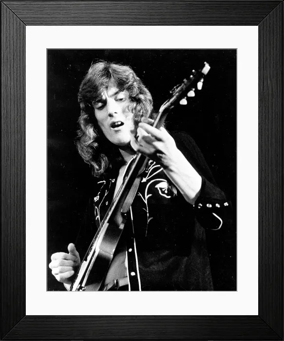 Framed Print : Steve Howe of Yes Performing Framed Print : Steve Howe of Yes Performing