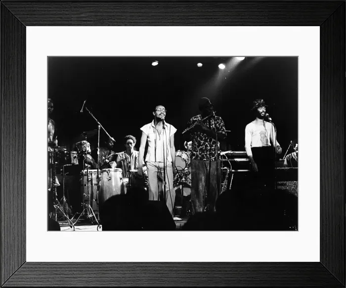 Framed Print : Gil Scott-Heron Performing Framed Print : Gil Scott-Heron Performing