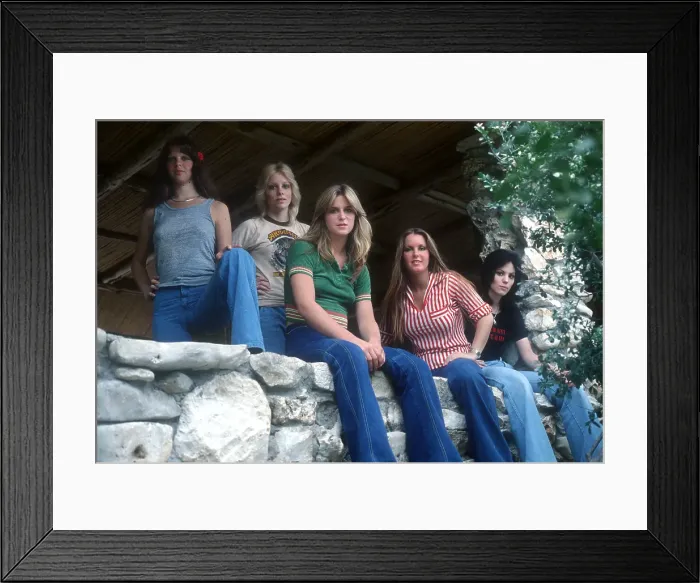 Framed Print : Rock band The Runaways Framed Print : Rock band The Runaways