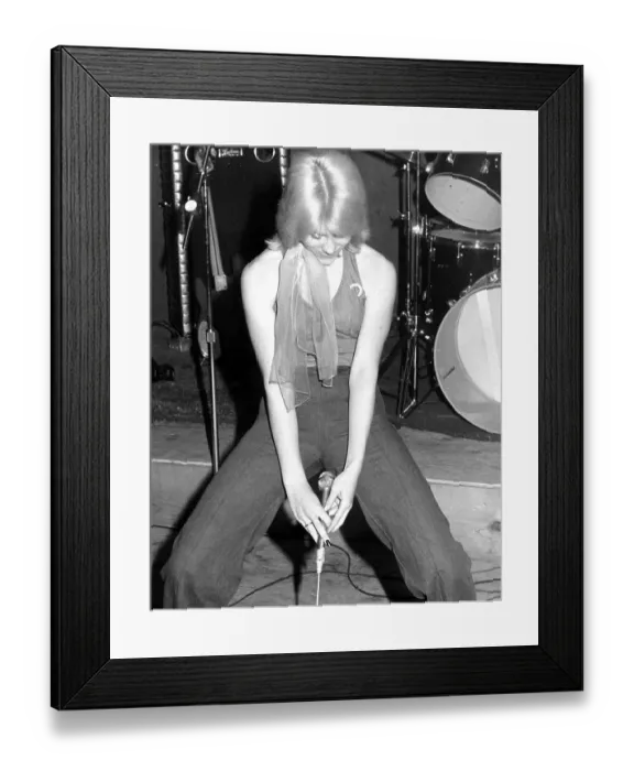 Framed Print : Singer Cherie Currie of the rock band The Runaways Framed Print : Singer Cherie Currie of the rock band The Runaways