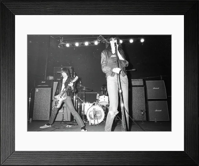 Framed Print : The Ramones Performing Framed Print : The Ramones Performing