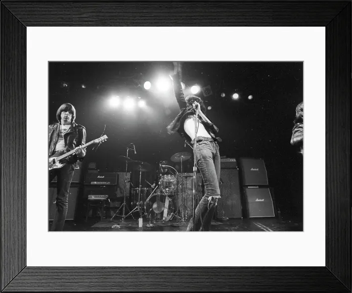 Framed Print : The Ramones Performing Framed Print : The Ramones Performing