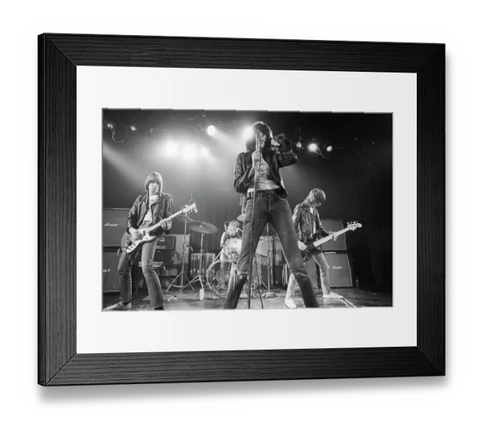 Framed Print : The Ramones Performing Framed Print : The Ramones Performing