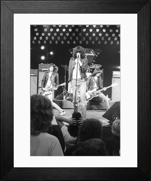 Framed Print : The Ramones Performing Framed Print : The Ramones Performing