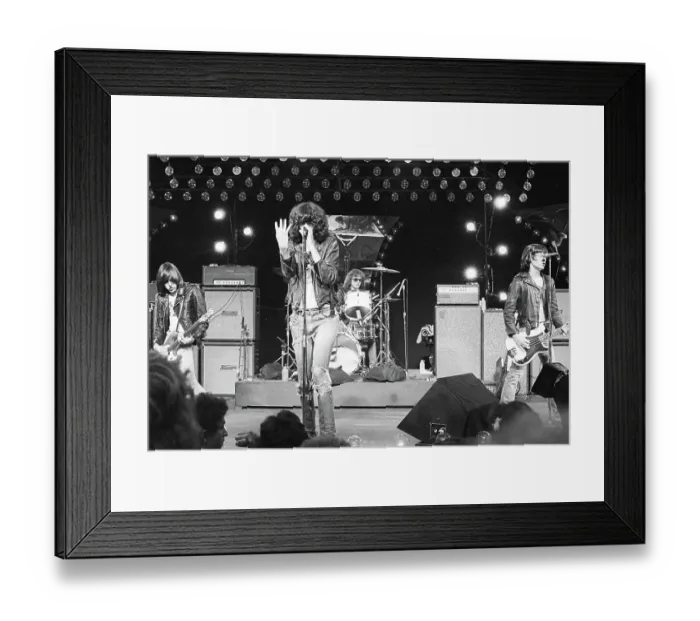 Framed Print : Ramones Performing Framed Print : Ramones Performing