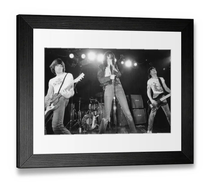 Framed Print : Ramones Performing Framed Print : Ramones Performing