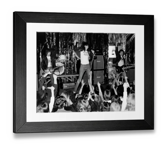 Framed Print : Ramones Performing Framed Print : Ramones Performing