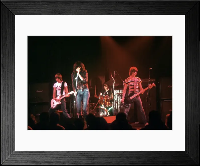 Framed Print : Ramones Performing Framed Print : Ramones Performing