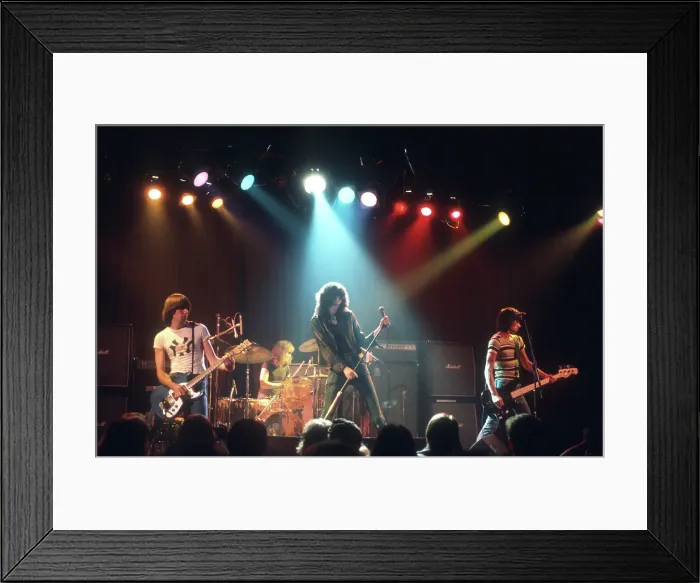 Framed Print : Ramones Performing Framed Print : Ramones Performing