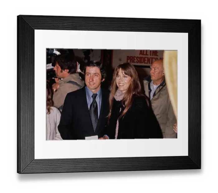 Framed Print : Jane Fonda And Tom Hayden Framed Print : Jane Fonda And Tom Hayden