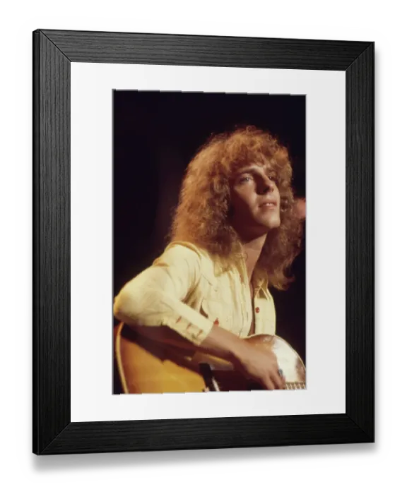 Framed Print : Peter Frampton Performing Framed Print : Peter Frampton Performing
