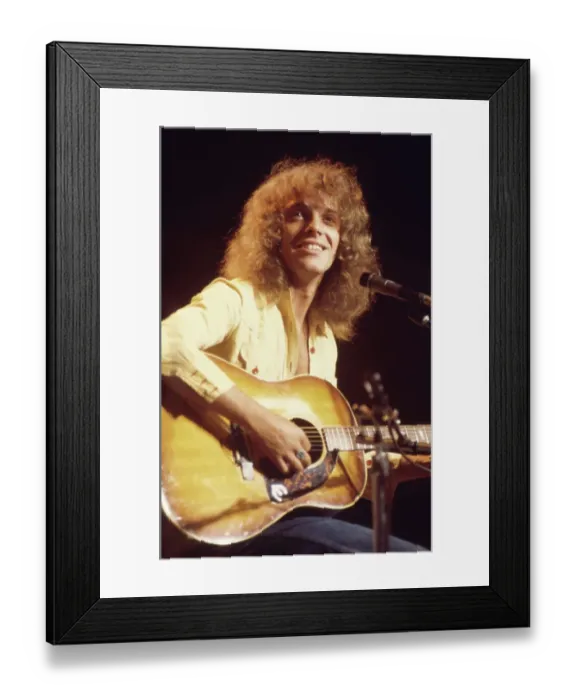 Framed Print : Peter Frampton Performing Framed Print : Peter Frampton Performing
