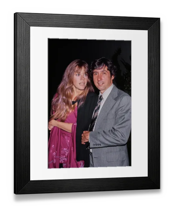 Framed Print : Jane Fonda And Tom Hayden Framed Print : Jane Fonda And Tom Hayden