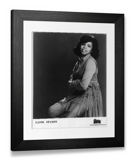 Framed Print : Candi Staton Portrait Framed Print : Candi Staton Portrait