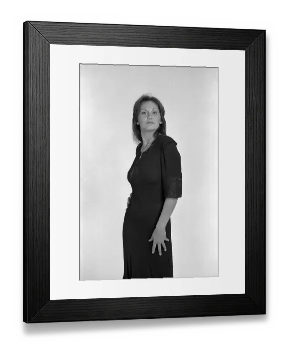 Framed Print : Linda Lovelace Portrait session Framed Print : Linda Lovelace Portrait session