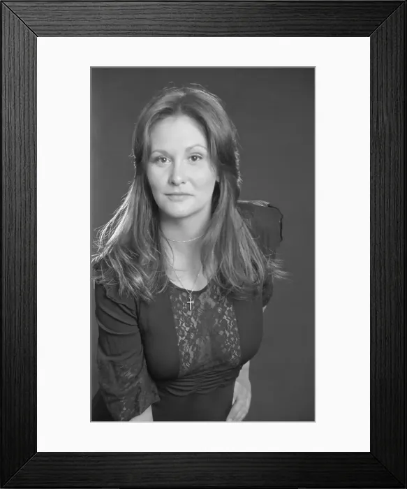 Framed Print : Linda Lovelace Portrait session Framed Print : Linda Lovelace Portrait session