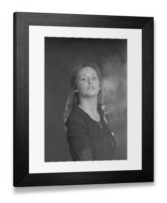 Framed Print : Linda Lovelace Portrait session Framed Print : Linda Lovelace Portrait session