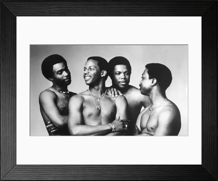 Framed Print : Double Exposure Disco Band Portrait Framed Print : Double Exposure Disco Band Portrait