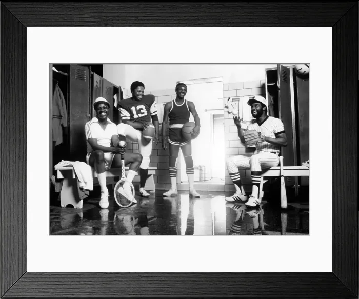 Framed Print : Double Exposure Disco Band Portrait Framed Print : Double Exposure Disco Band Portrait