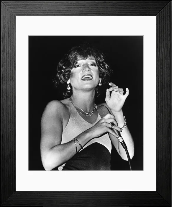 Framed Print : Vicki Sue Robinson Performing Framed Print : Vicki Sue Robinson Performing