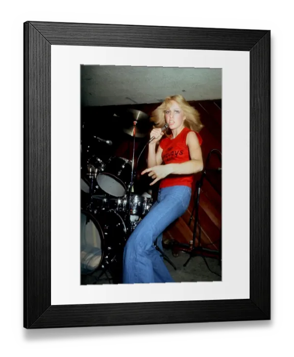 Framed Print : The Runaways Live Framed Print : The Runaways Live
