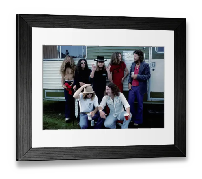 Framed Print : Lynyrd Skynyrd Backstage Framed Print : Lynyrd Skynyrd Backstage