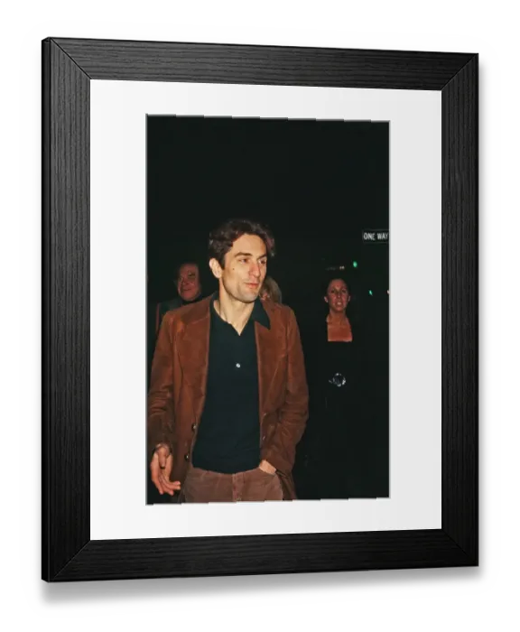 Framed Print : Robert De Niro on the Town Framed Print : Robert De Niro on the Town