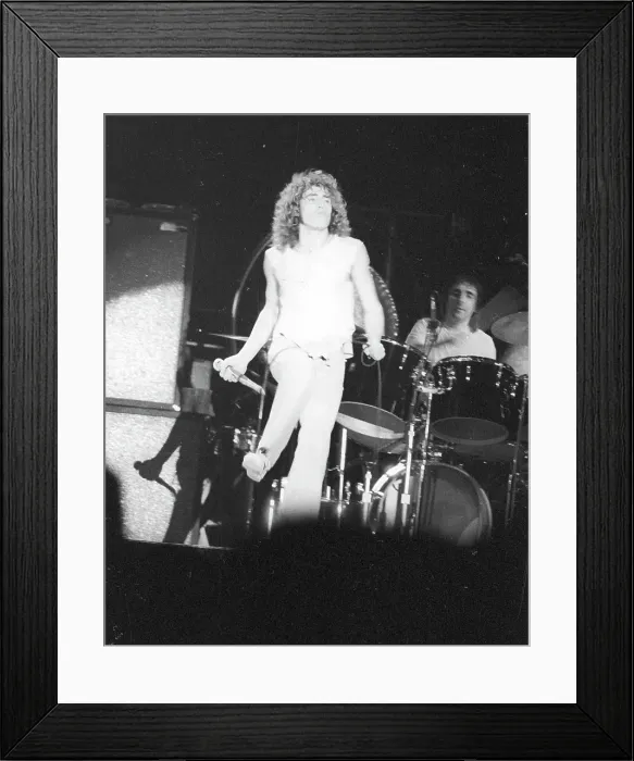 Framed Print : The Who Performing Framed Print : The Who Performing