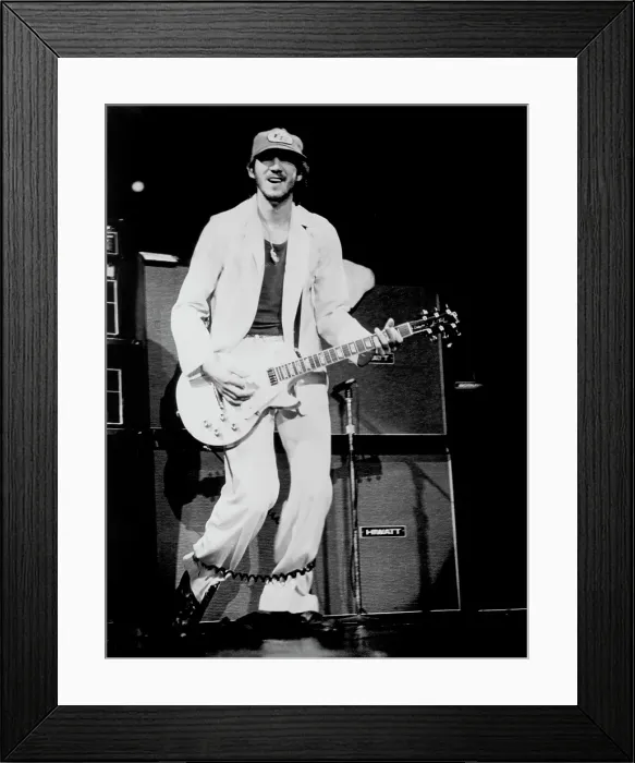 Framed Print : The Who Guitarist Performing