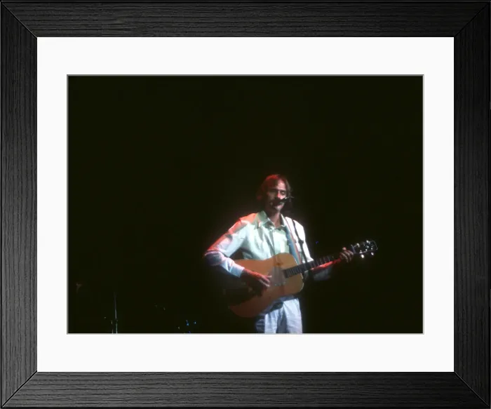 Framed Print : Singer / Songwriter Performing Framed Print : Singer / Songwriter Performing