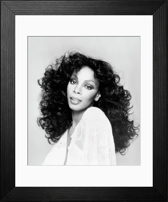 Framed Print : Donna Summer Portrait Framed Print : Donna Summer Portrait