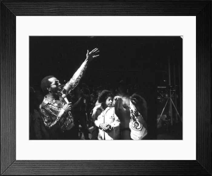 Framed Print : Sly Stone On The Midnight Special Framed Print : Sly Stone On The Midnight Special