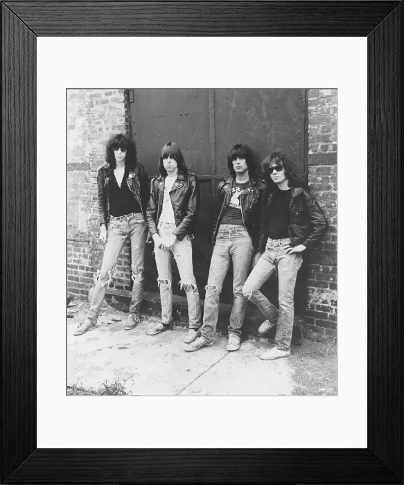 Framed Print : The Ramones Portrait Framed Print : The Ramones Portrait