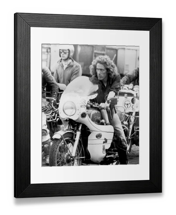 Framed Print : The Who Singer Rides Motorcycle Framed Print : The Who Singer Rides Motorcycle