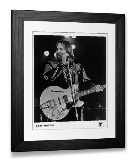 Framed Print : Carl Wilson Performing Framed Print : Carl Wilson Performing