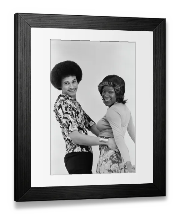 Framed Print : Mack And Fan - Soul Train Dancers Framed Print : Mack And Fan - Soul Train Dancers