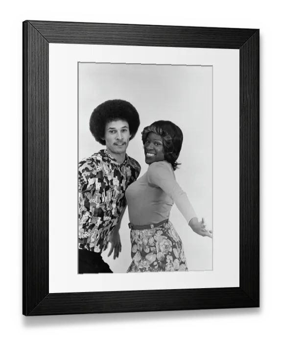Framed Print : Mack And Fan - Soul Train Dancers Framed Print : Mack And Fan - Soul Train Dancers