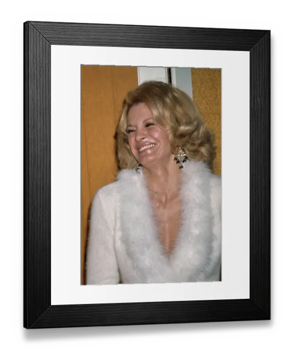 Framed Print : Angie Dickinson Wins - 32nd Golden Globe Awards Framed Print : Angie Dickinson Wins - 32nd Golden Globe Awards