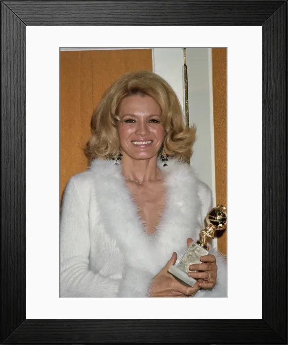 Framed Print : Angie Dickinson Wins - 32nd Golden Globe Awards Framed Print : Angie Dickinson Wins - 32nd Golden Globe Awards