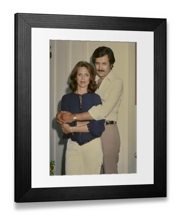 Framed Print : At Home With The Anistons